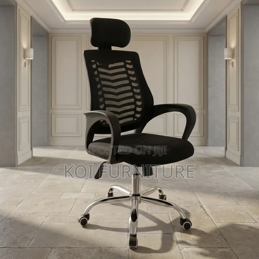 High Backrest Seat | Adjustable Fabric Headrest Chair