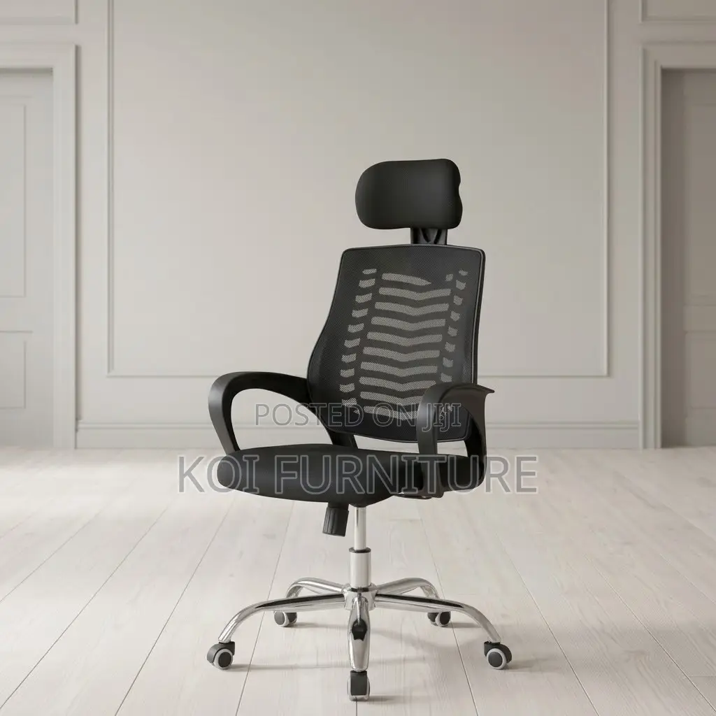 High Backrest Seat | Adjustable Fabric Headrest Chair