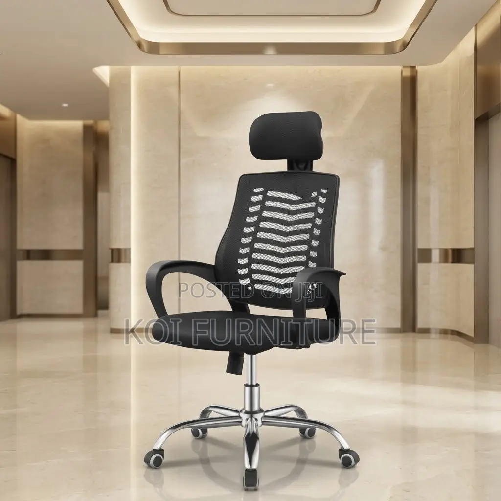 High Backrest Seat | Adjustable Fabric Headrest Chair