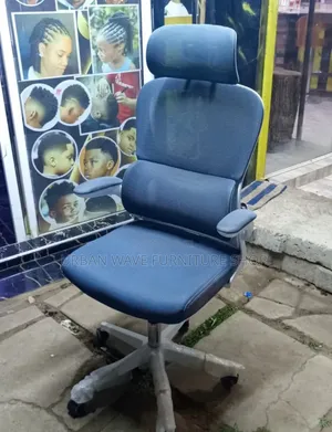 White and Black Orthopedic Office Chairs