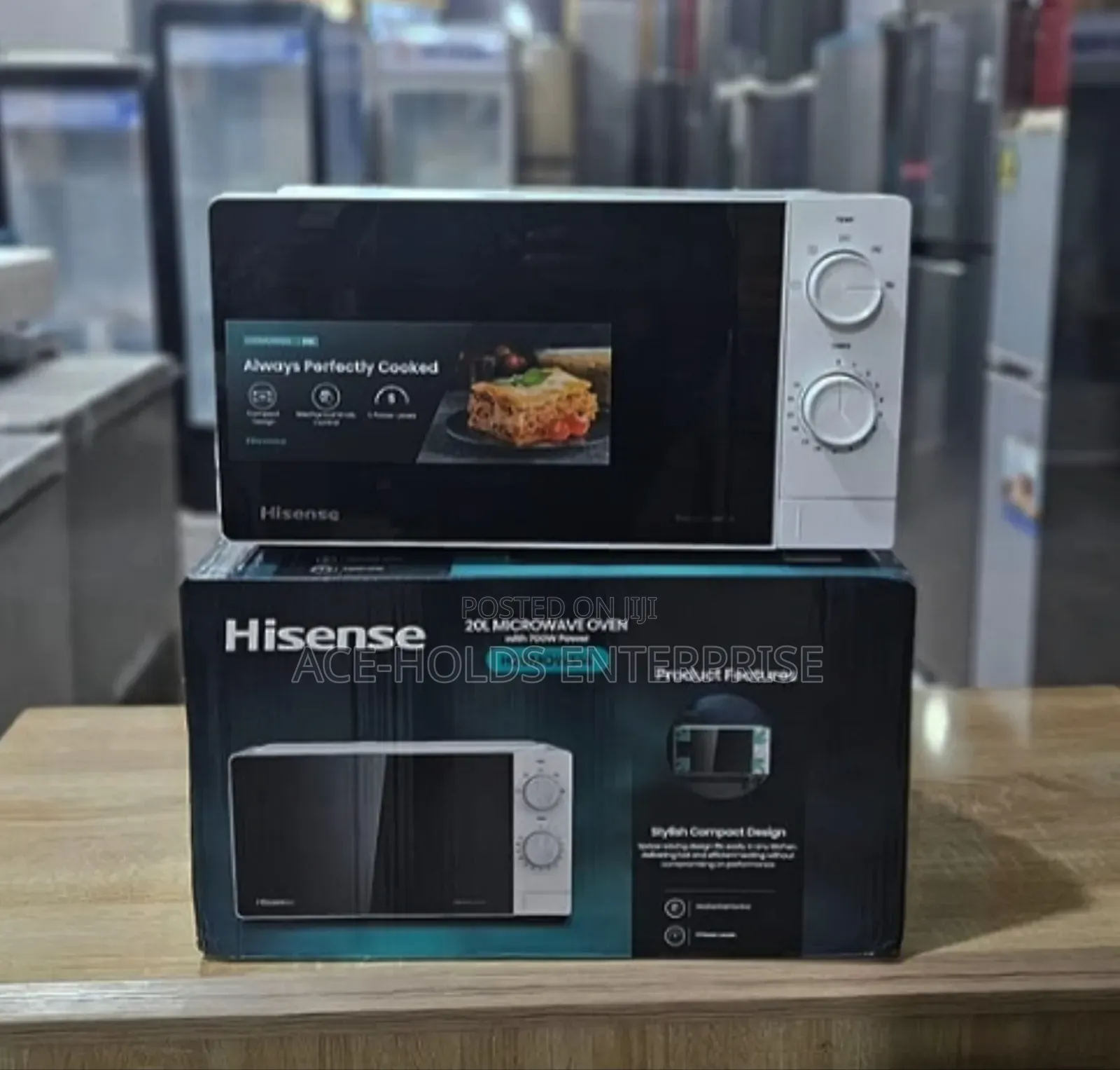 Hisense Microwave-Oven 20 Litres Manual Setting (Silver)