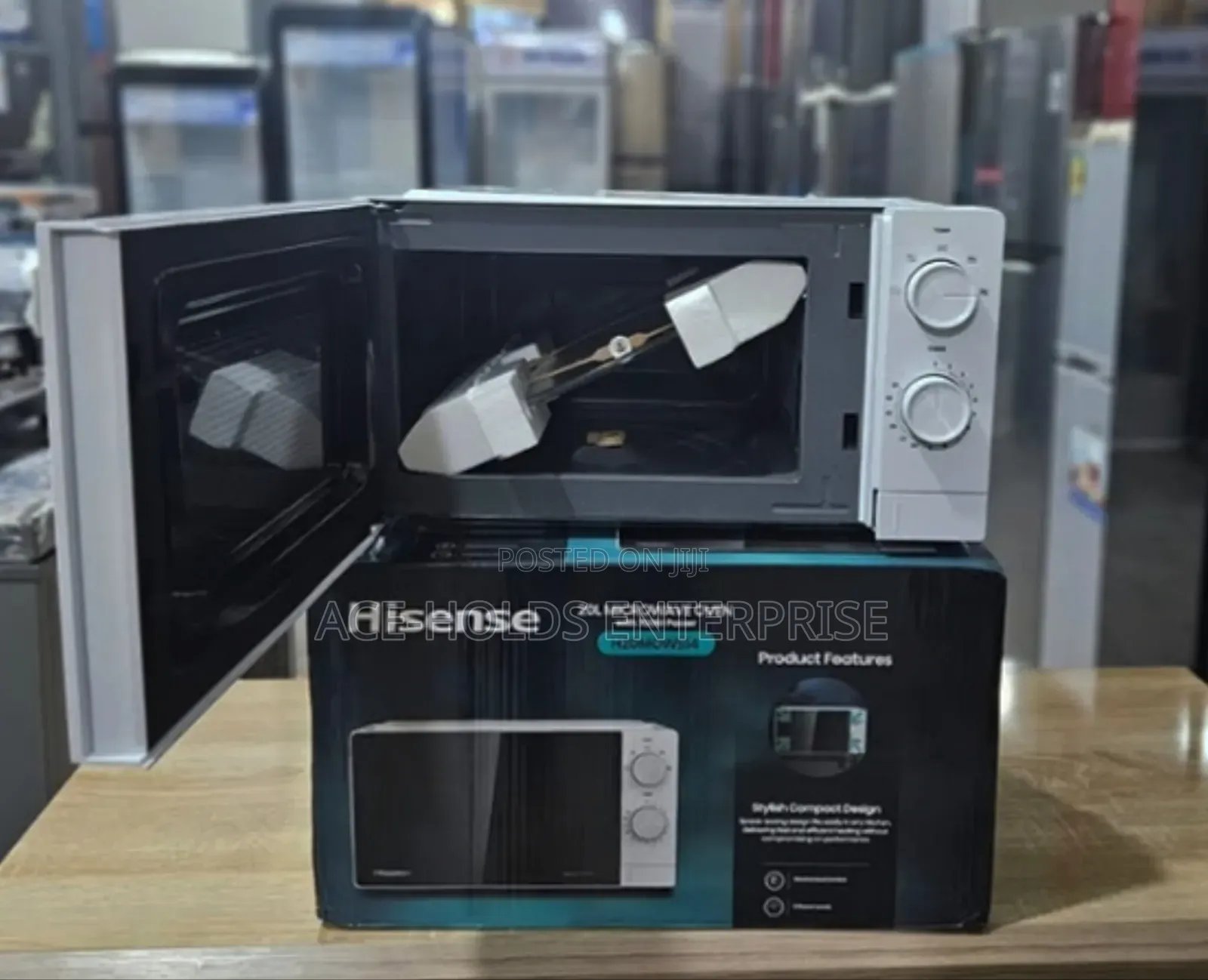 Hisense Microwave-Oven 20 Litres Manual Setting (Silver)