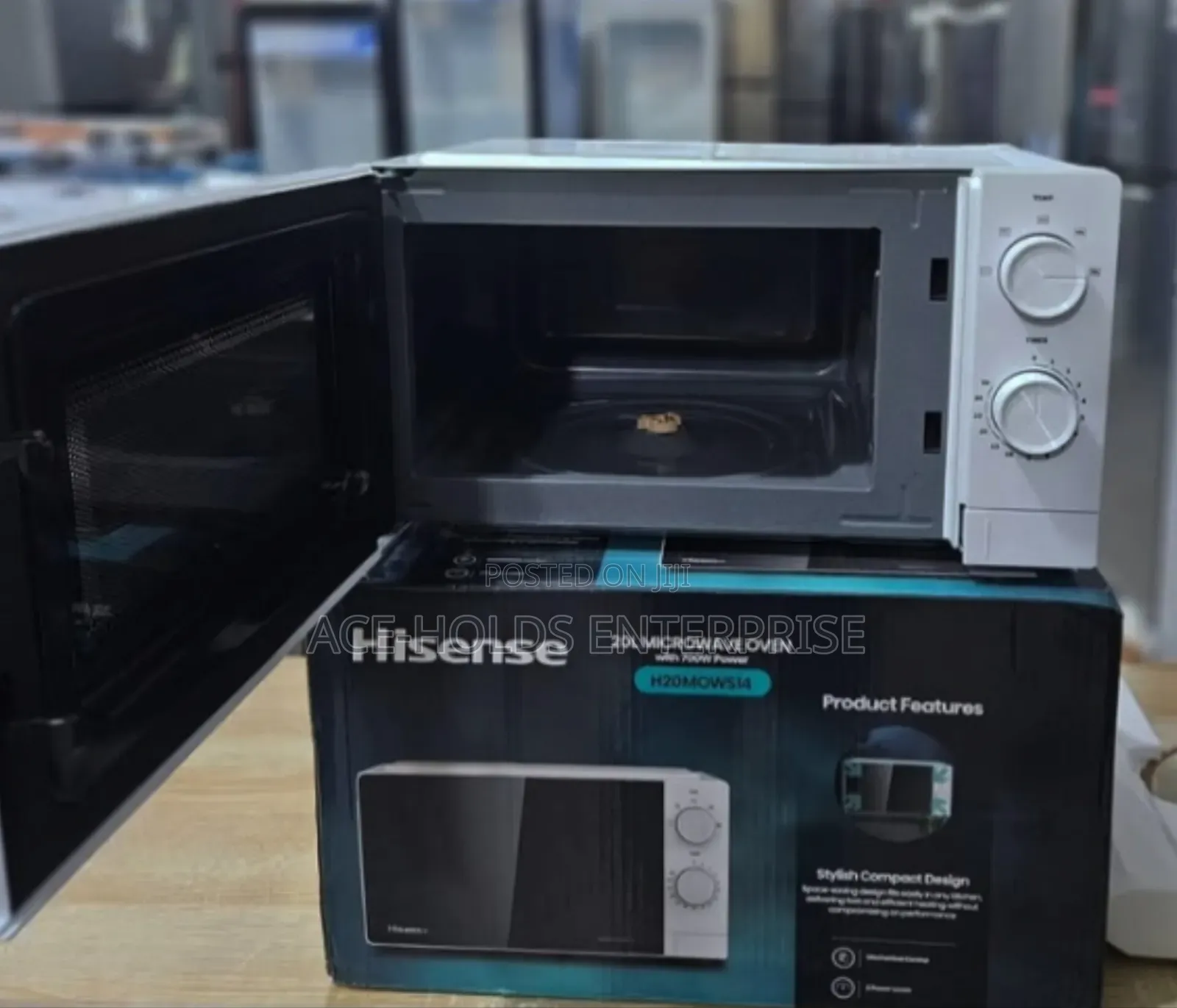 Hisense Microwave-Oven 20 Litres Manual Setting (Silver)
