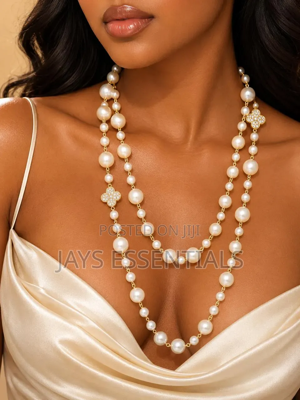 Layered Pearl Necklaces