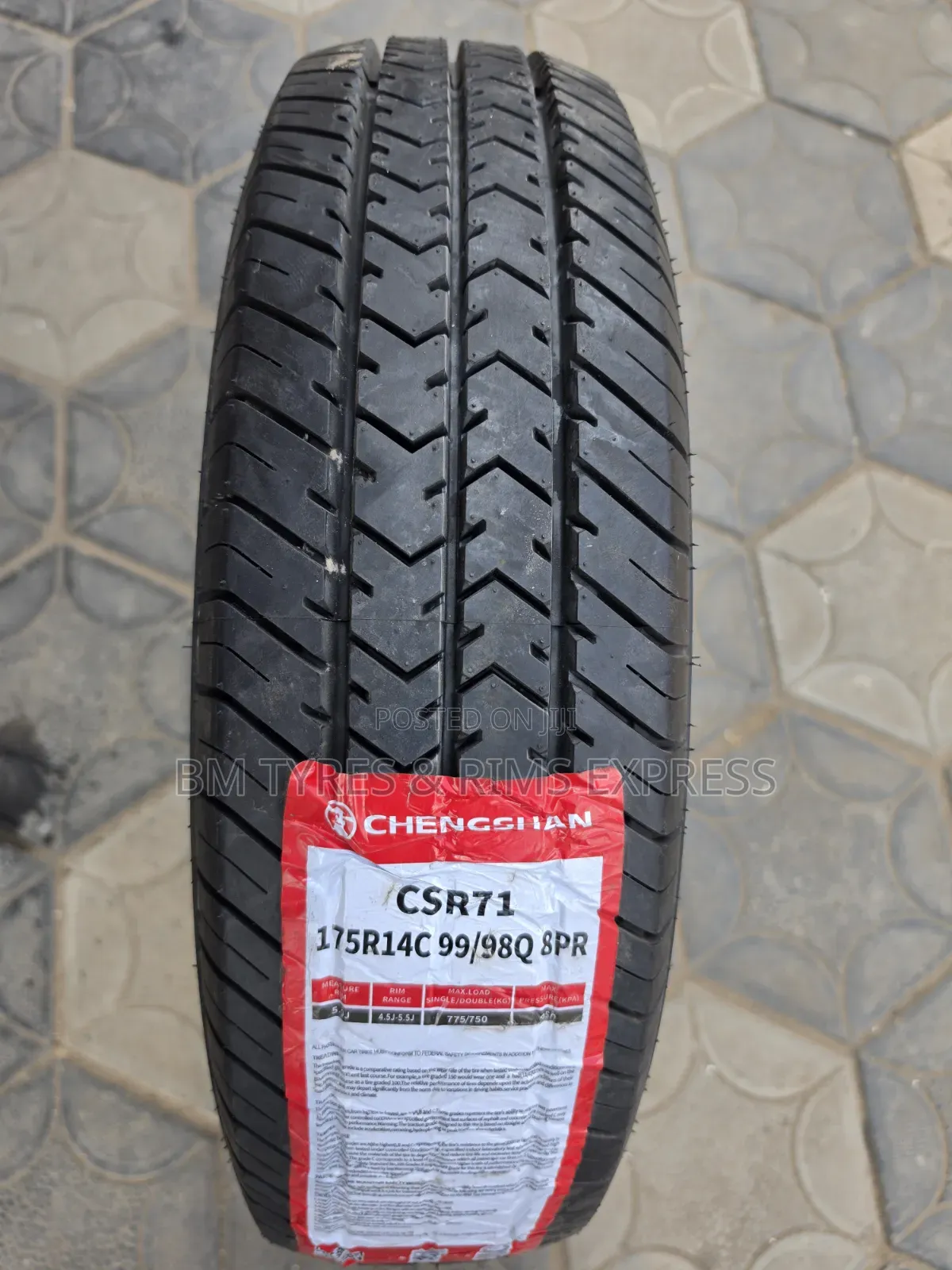 175 R14 CHENGSHAN TIRES(commercial)