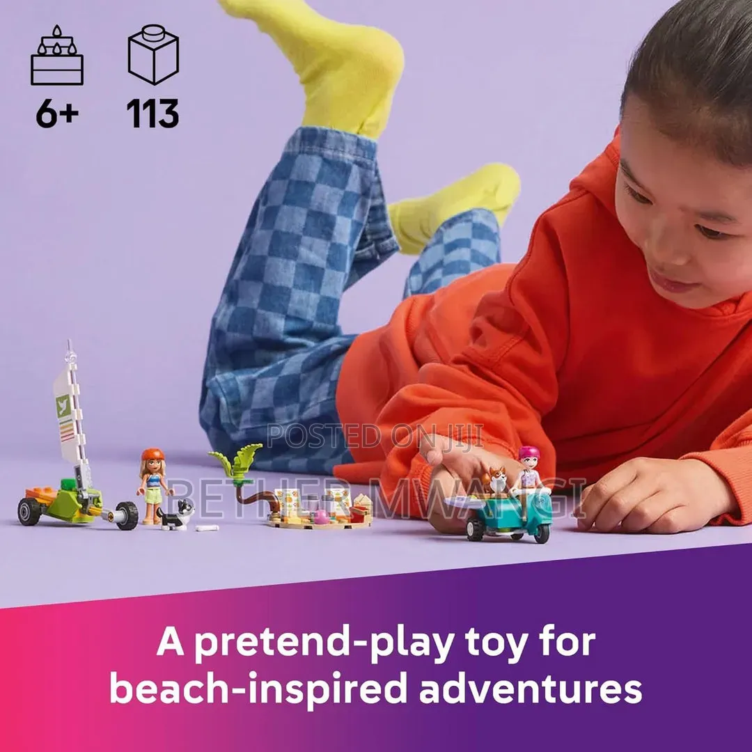 LEGO Friends Surfing Dogs and Scooter Adventure Building Toy