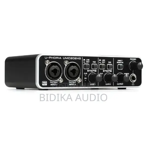 Behringer U-Phoria UMC202HD USB Audio Interface – 2x2 24-Bit/192kHz