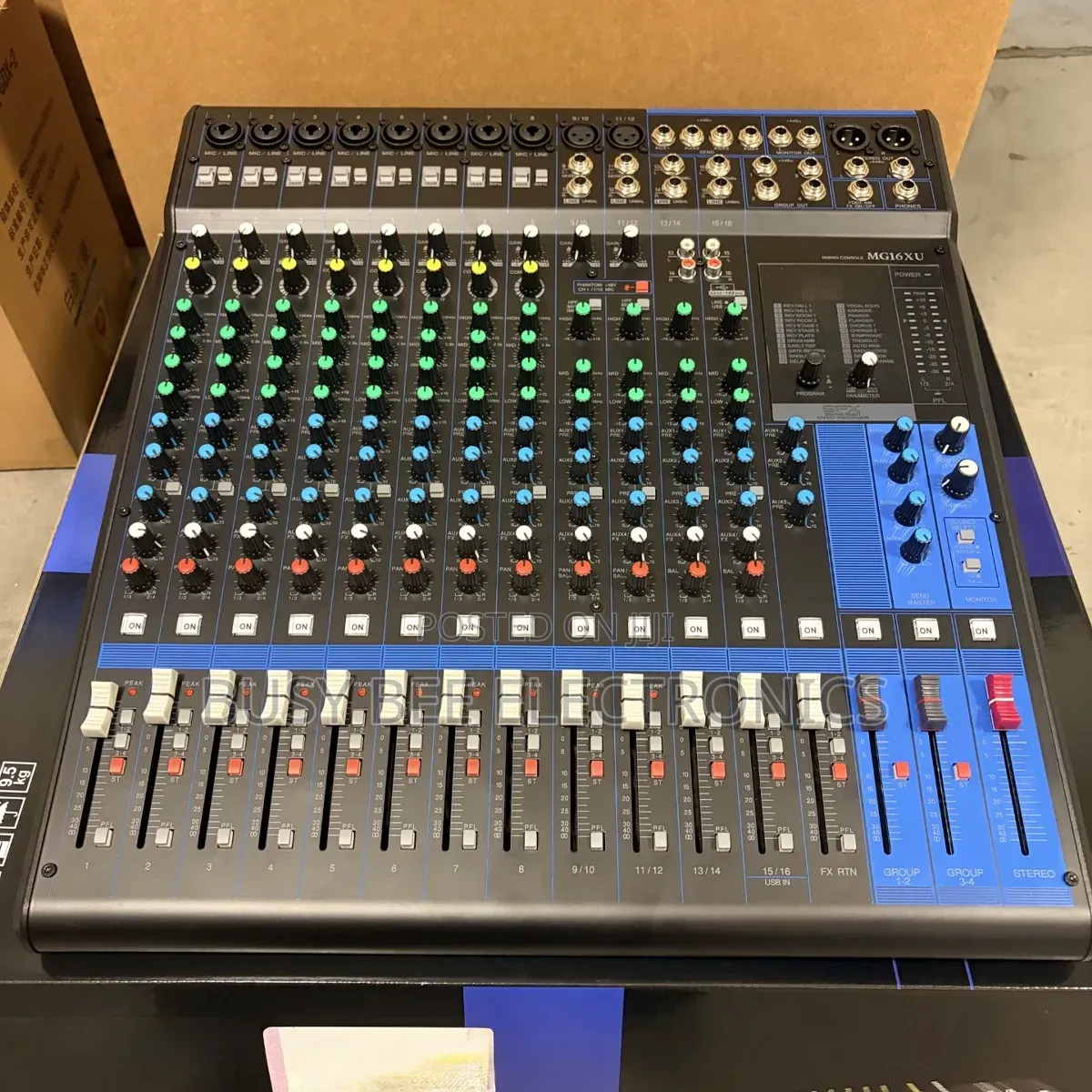 Channel Professional Compact Audio Mixer 16 Channel Mixing Console