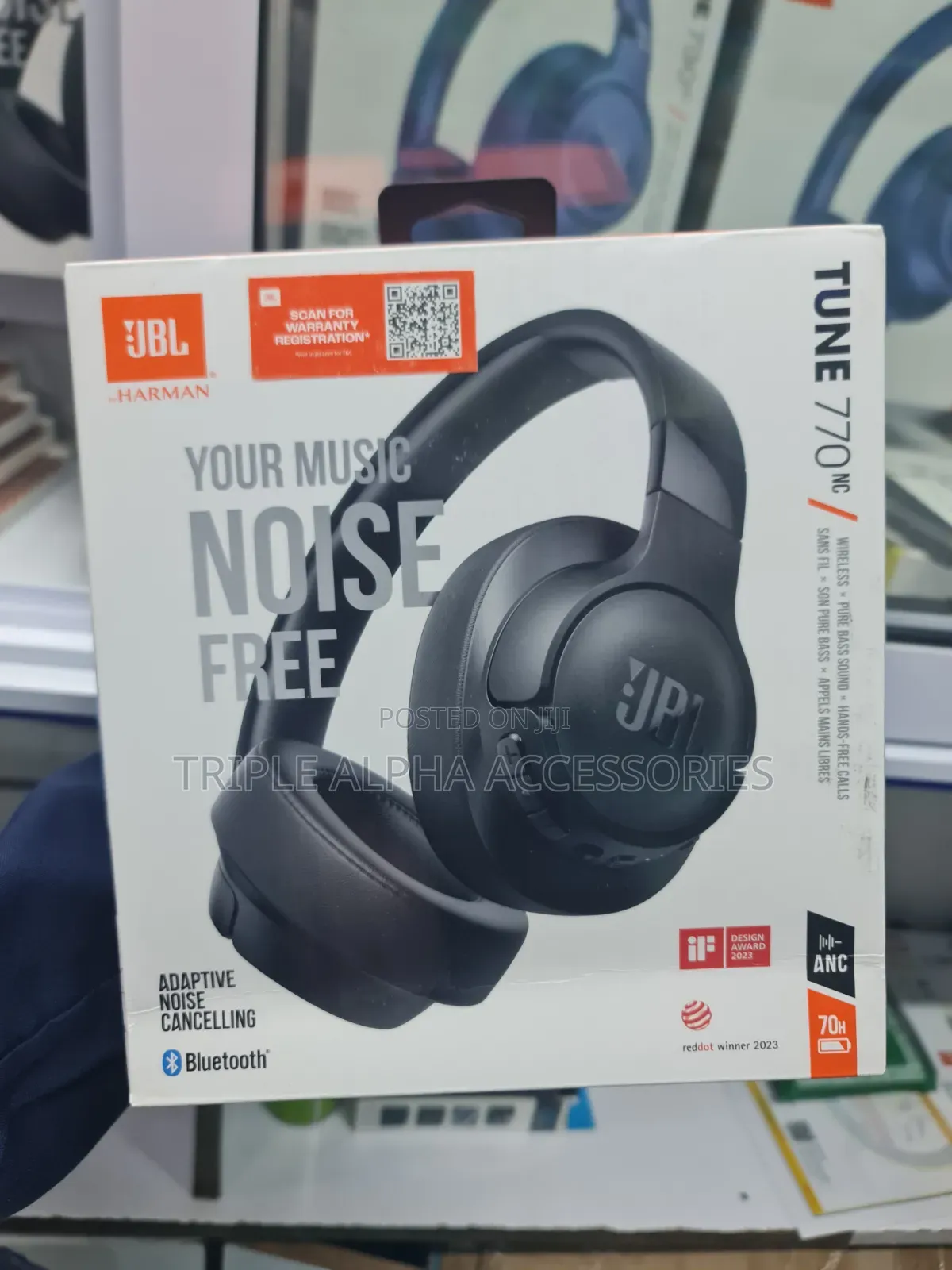 JBL Tune 770nc, Noise-Canceling Wireless Headphones