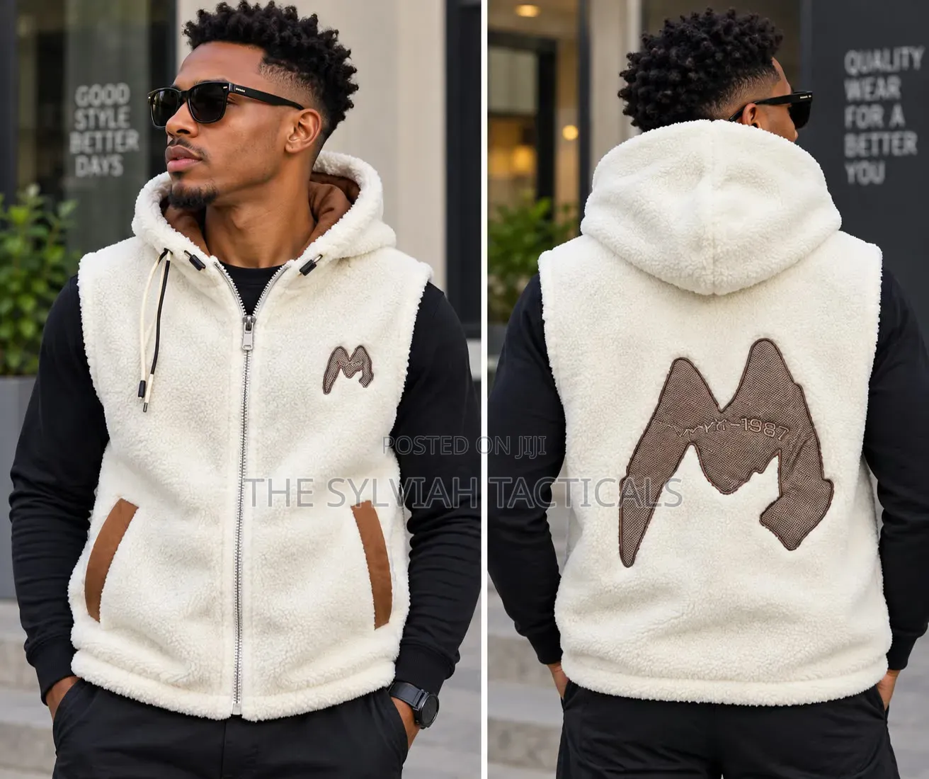 MJD Fleece Hooded Vest Good Quality