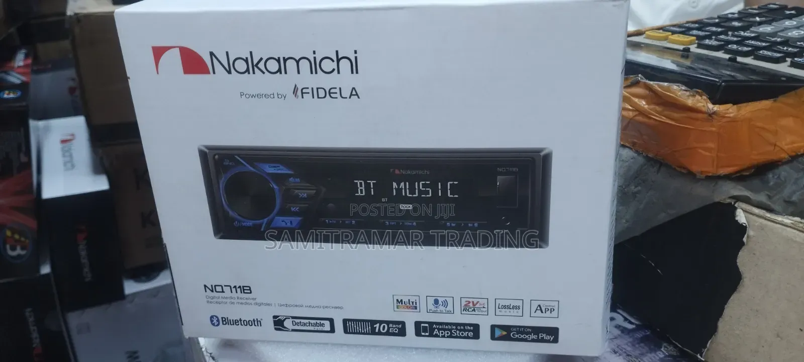NQ711B: Nakamichi Single Din Digital Media Receiver With USB/Bluetooth