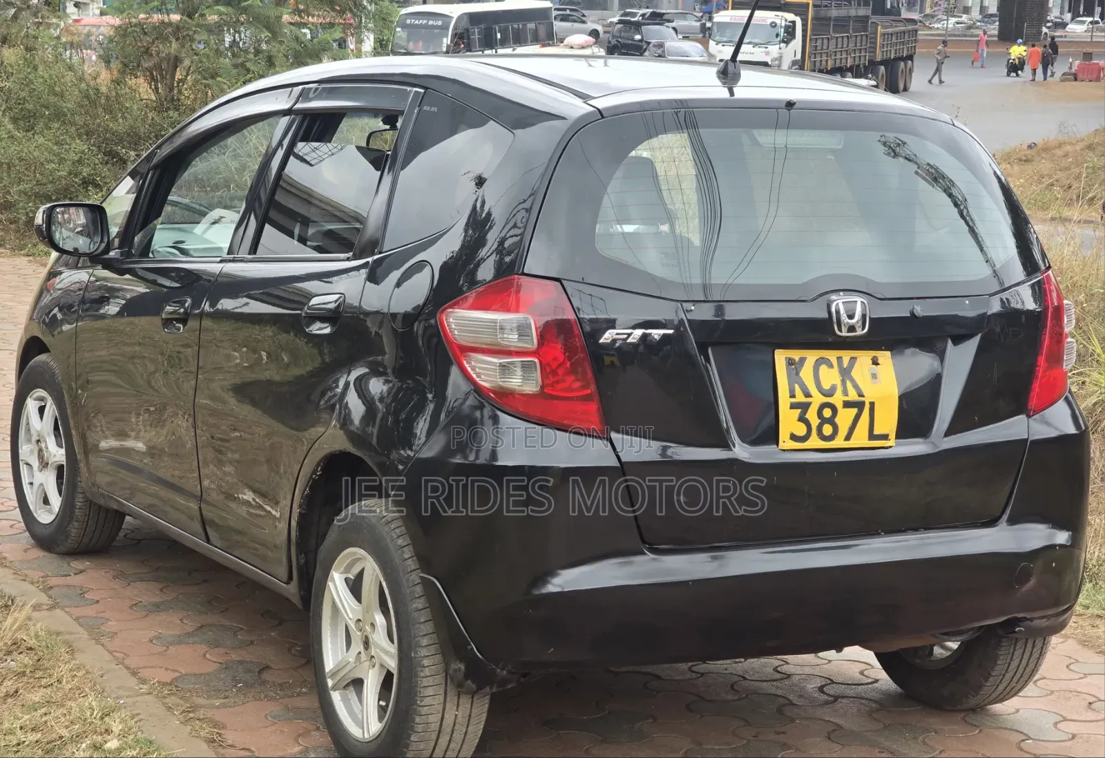 Honda Fit 2010 Matt Black