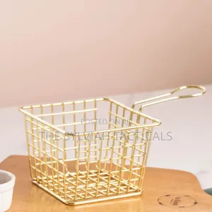 *French Fries Basket Deep Fryer Square for Fry Holder Suitable
