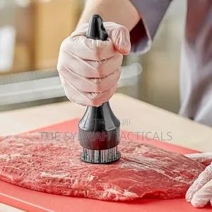 *2 in 1 Meat Tenderizer Tool, 21 Stainless Steel Meat Tenderizer