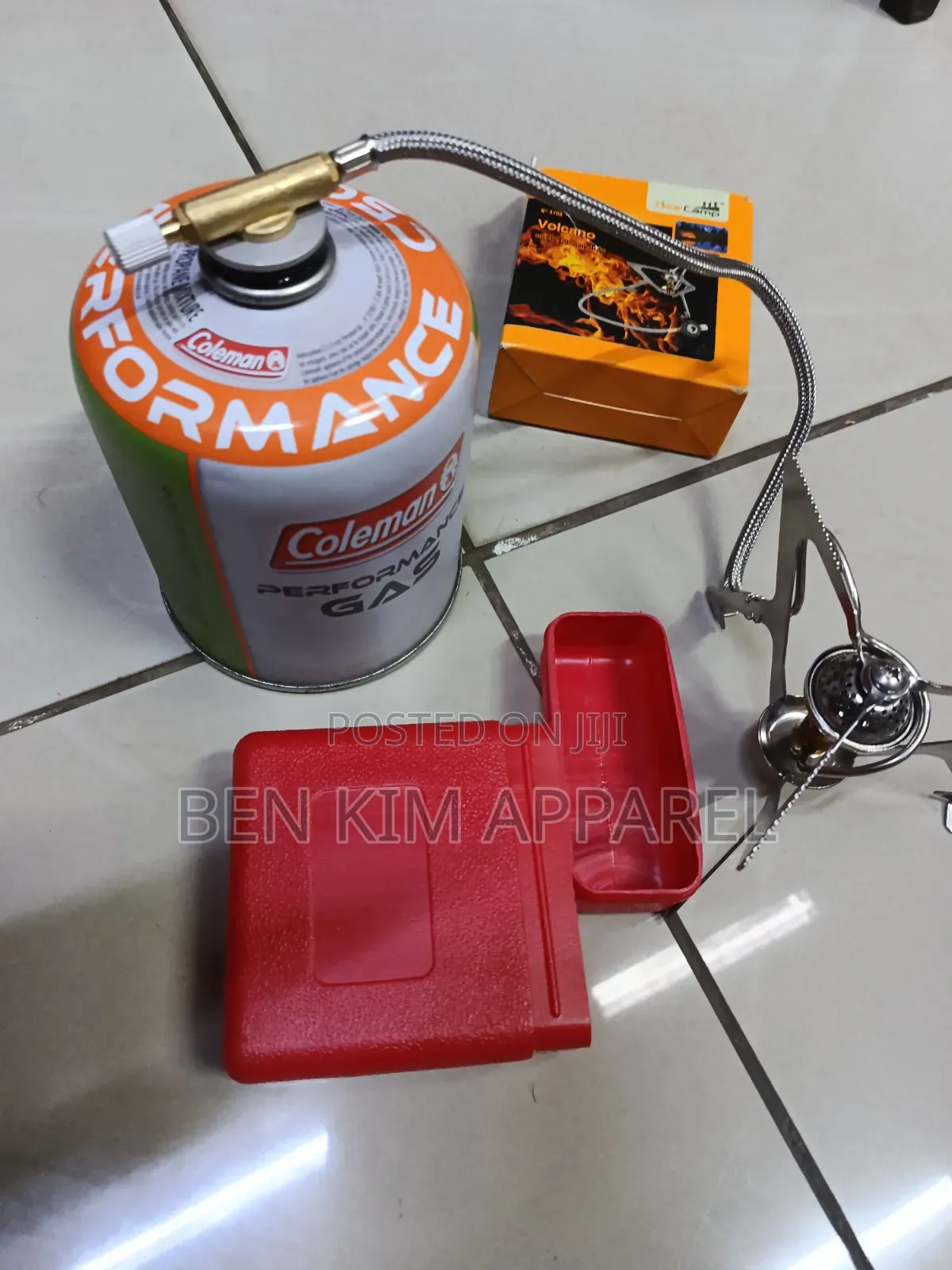 Portable Camping Stove With Large Gas Cartilage Screw Type