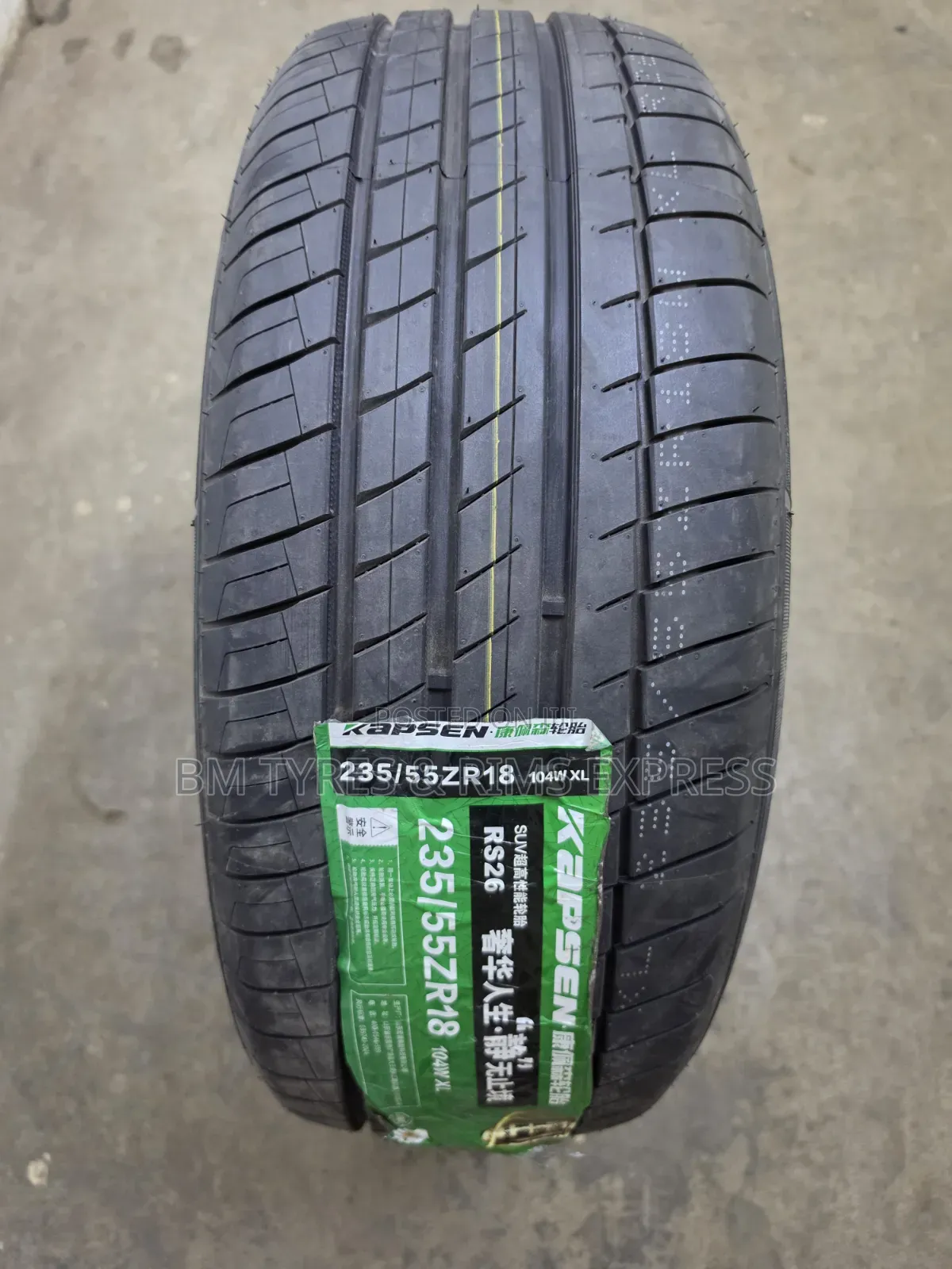 235 /55 Zr 18 Kapsen Tires (XL)