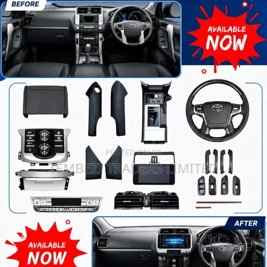 Land Cruiser Prado FJ150 Luxury Interior Facelift Conversion Kit