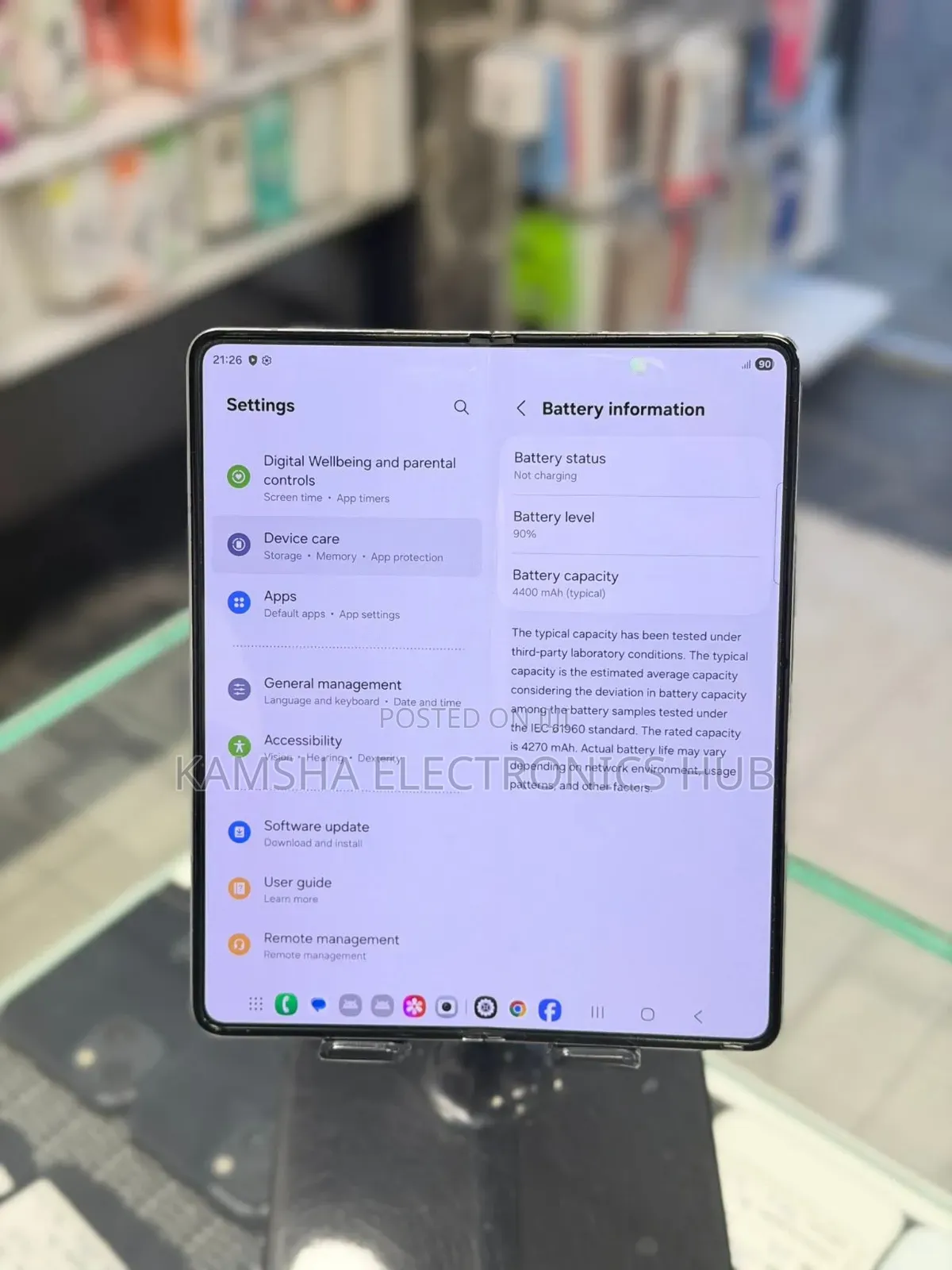 Samsung Galaxy Z Fold4 256 GB Gray
