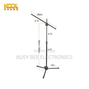 Tripod Double Microphone Holder Stand