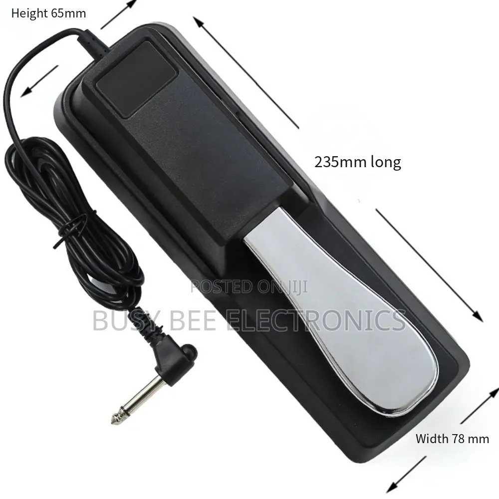 Universal Metal Sustain Pedal Damper Pedal With 1.5m Cable