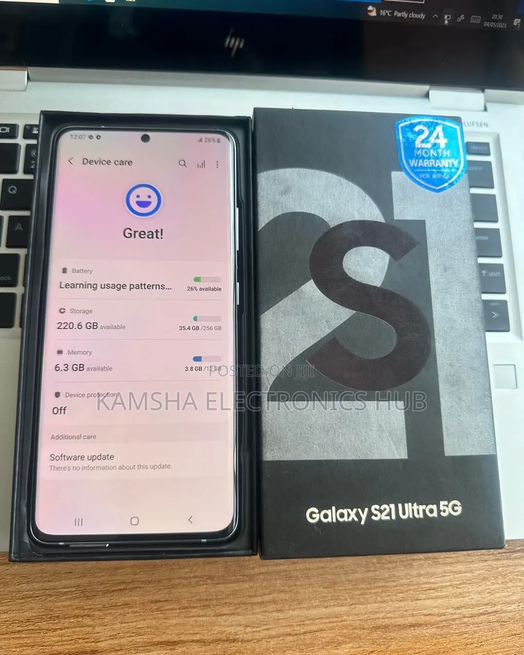 New Samsung Galaxy S21 Ultra 5G 256 GB Green