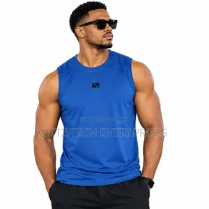 Men's Sleeveless Gym Tank Top / Quick-Dry Athletic Vest