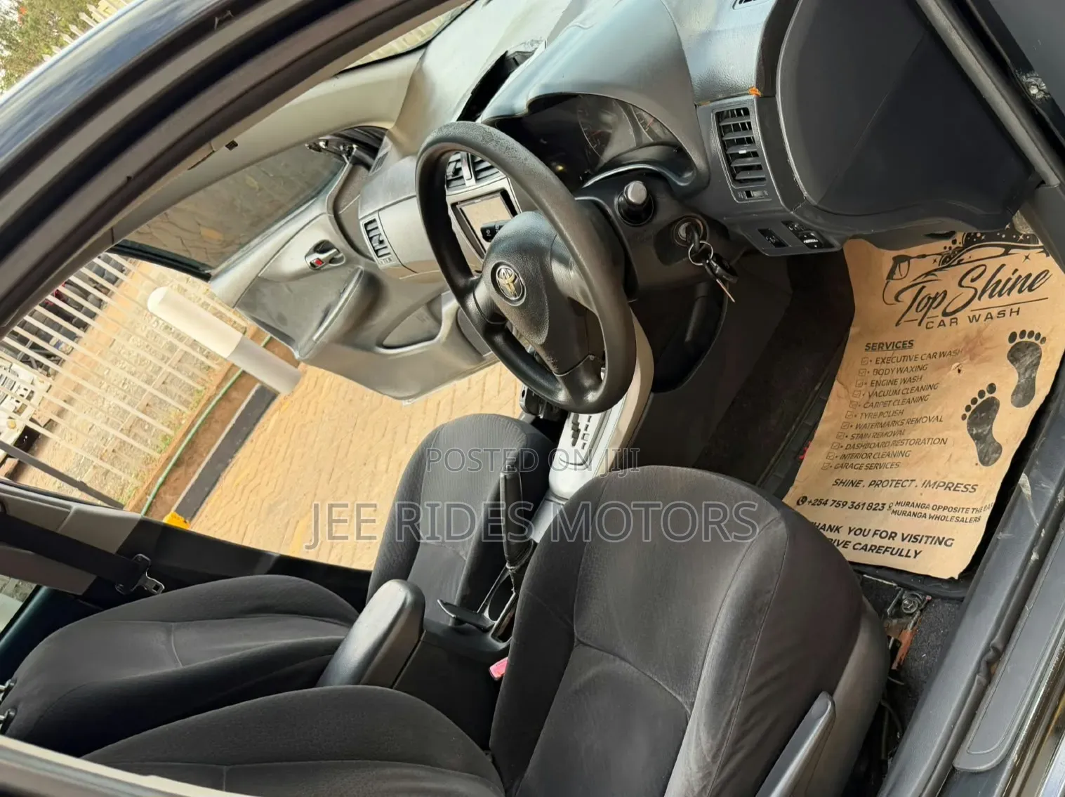 Toyota Corolla Fielder 2009 Matt Black