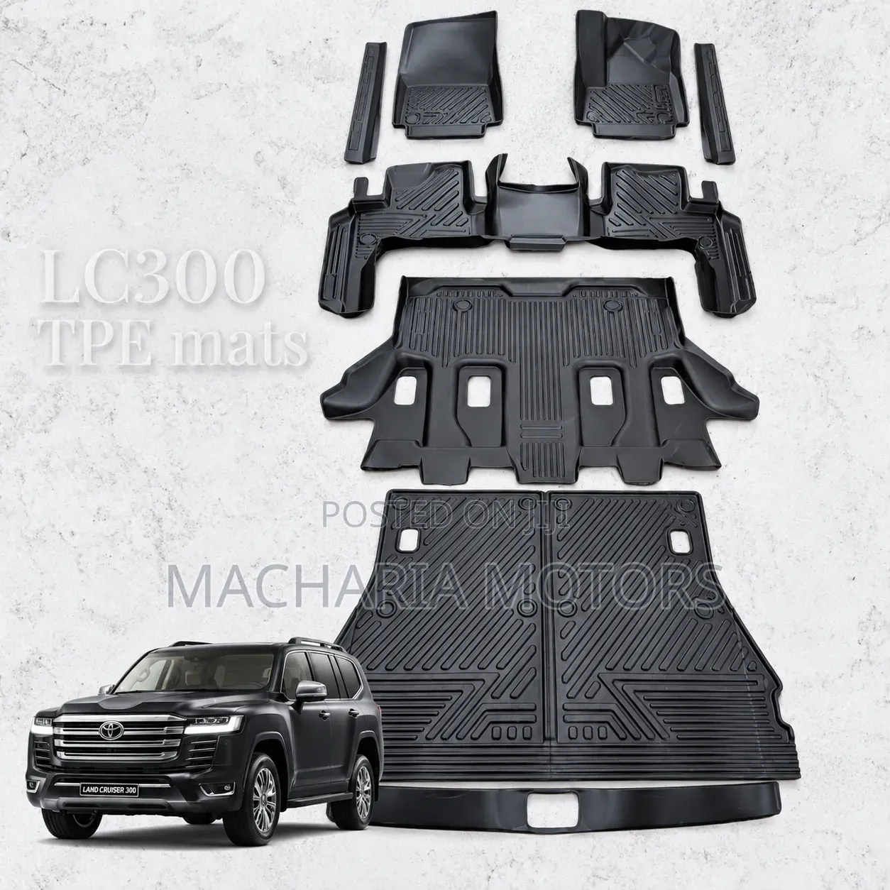 Landcruiser LC 300 Custom Fit Floor Mats