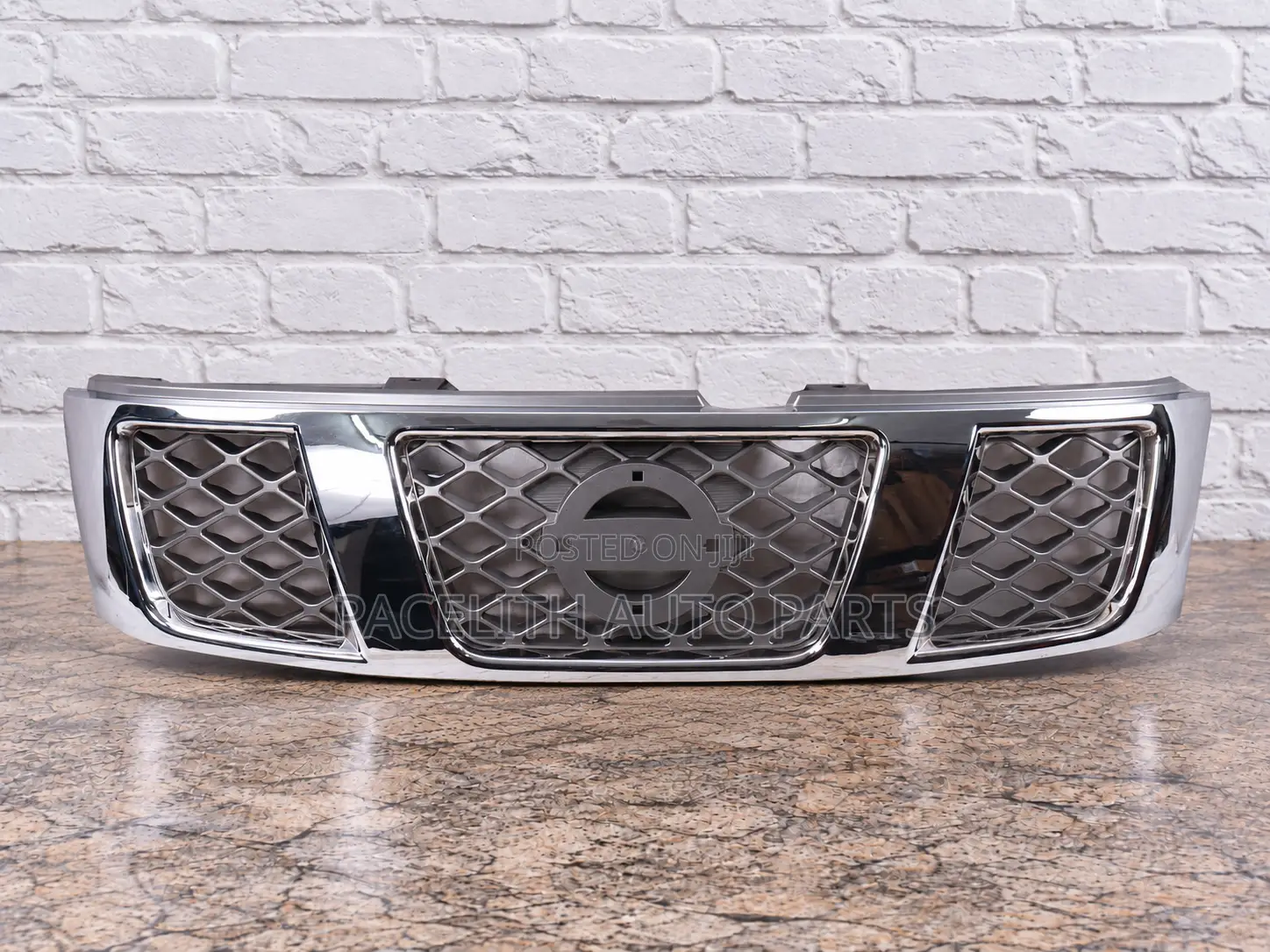 FPI Front Grille Nissan Patrol 2005 - 2009 Chrome Grey Metalic