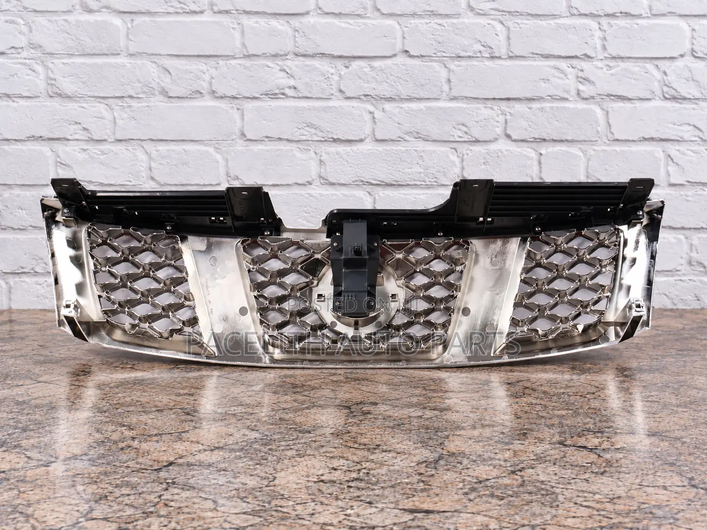 FPI Front Grille Nissan Patrol 2005 - 2009 Chrome Grey Metalic