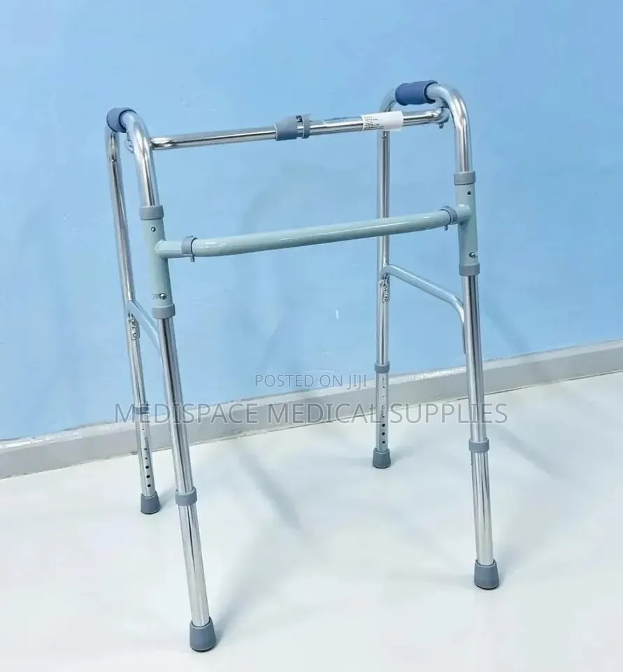 Sturdy, Comfortable, Foldable Walking Frame Without Wheels