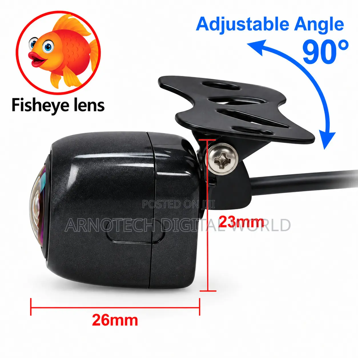 Diamond 2KHD Car Rearview Camera – Waterproof IP68 Night Vision