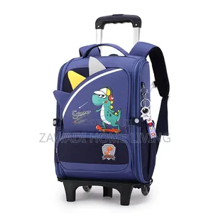 Premium Rolling Trolley Kids School Bag