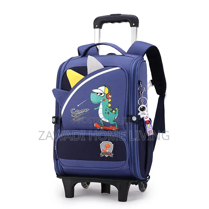 Premium Rolling Trolley Kids School Bag