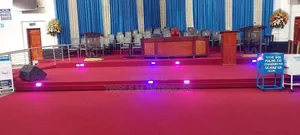 Soft Finish 4mm Red & Blue Delta Church Carpet
