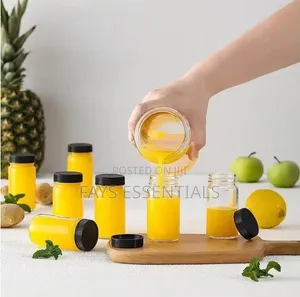 Set of 6 Gingershot Glass Bottles