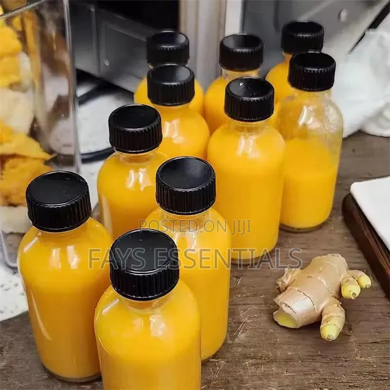 Set of 6 Gingershot Glass Bottles