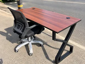 Modern Study Desk & Mesh Chair Set