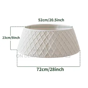 Luxury Plush Christmas Tree Skirt – 72cm (28")