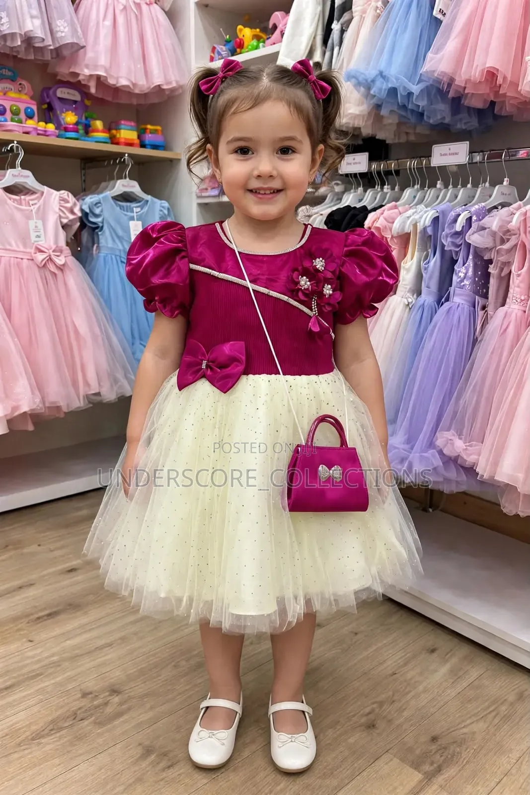 Executive Infants Girls Dresses With Bag