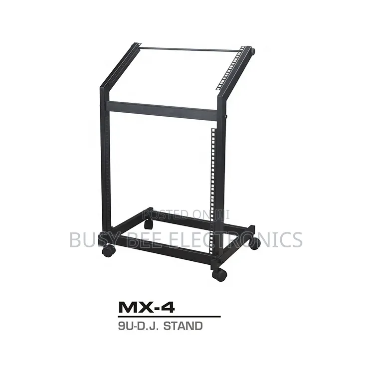 9U DJ Mixer Stand Rack Mount Stage Cart