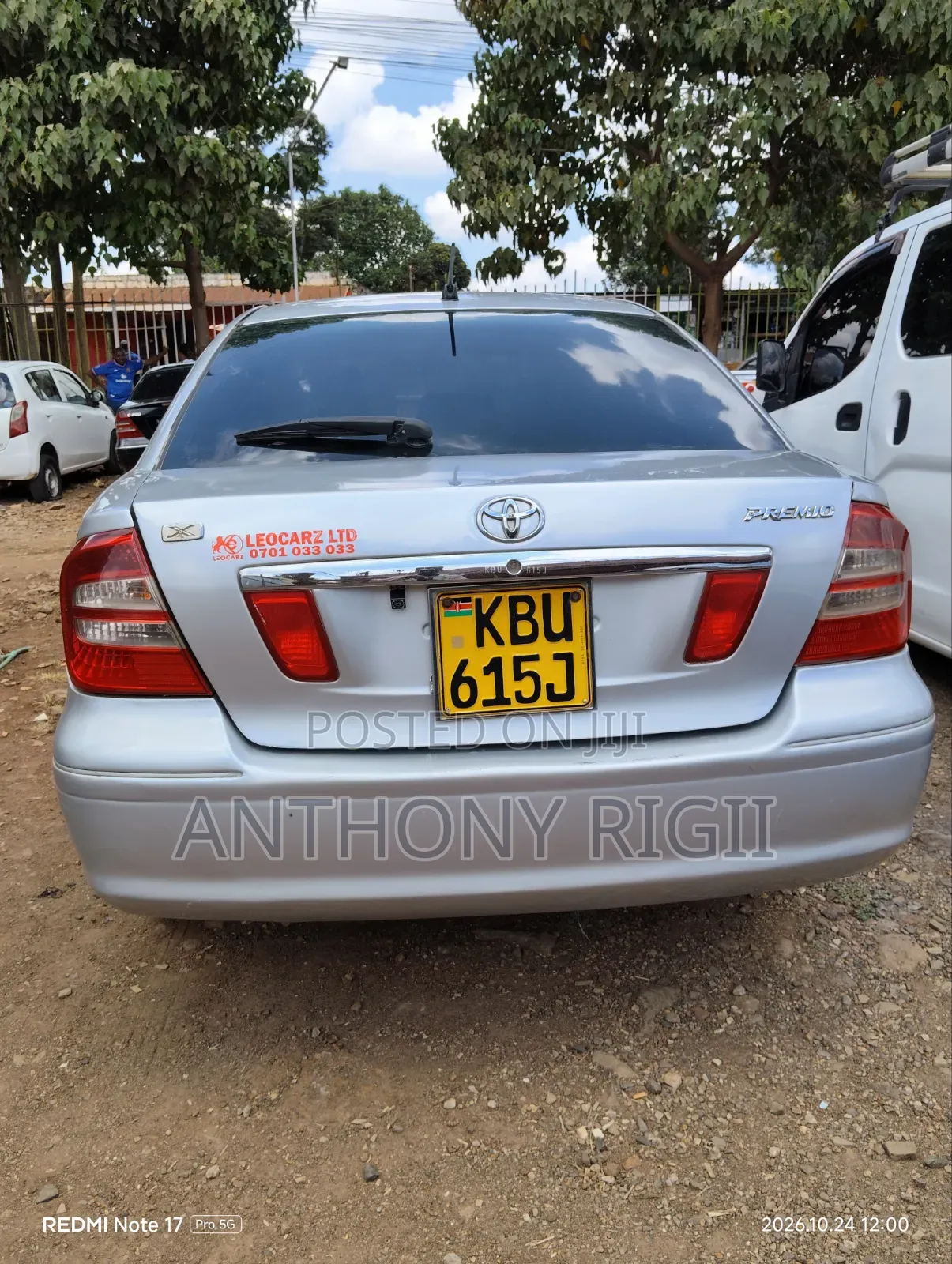 Toyota Premio 1.5 FWD 2007 Silver