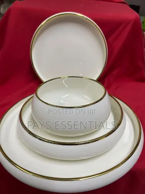 Gold Unique Dinner Set