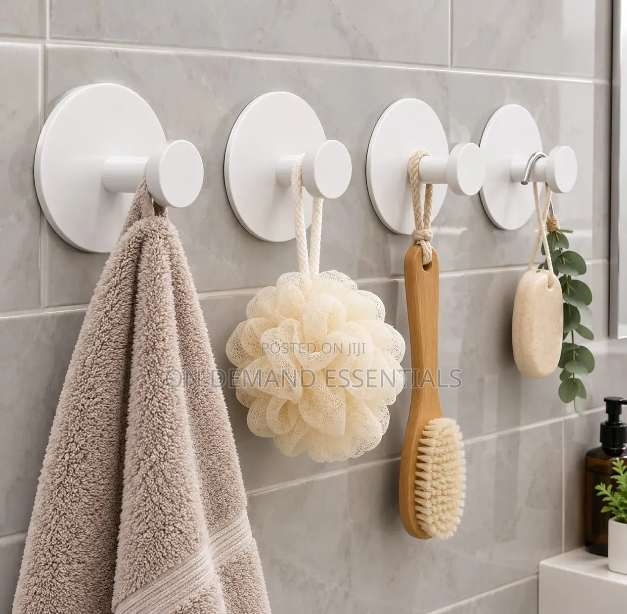 Kitchen/Bathroom Hooks 2pc