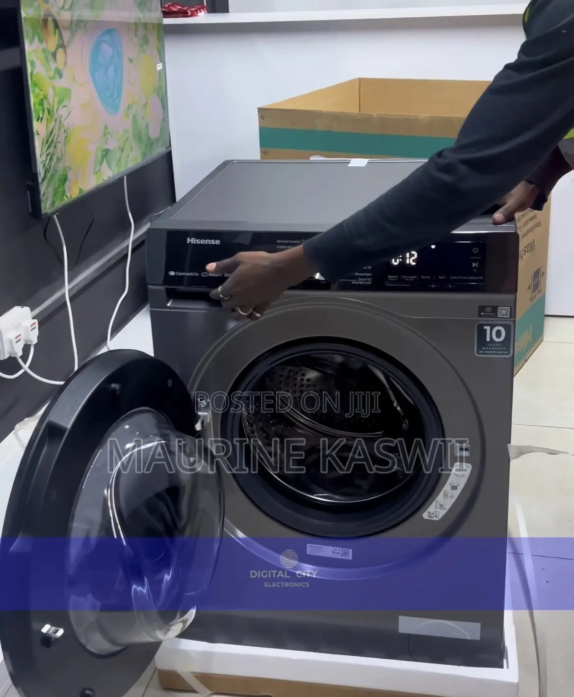 Hisense 10.5/6kg Wd3s1043bt Washing Machine