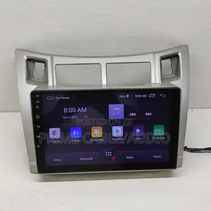 Toyota Vitz 2005-2011 Fitted With 9 Inch Android Radio and Frame