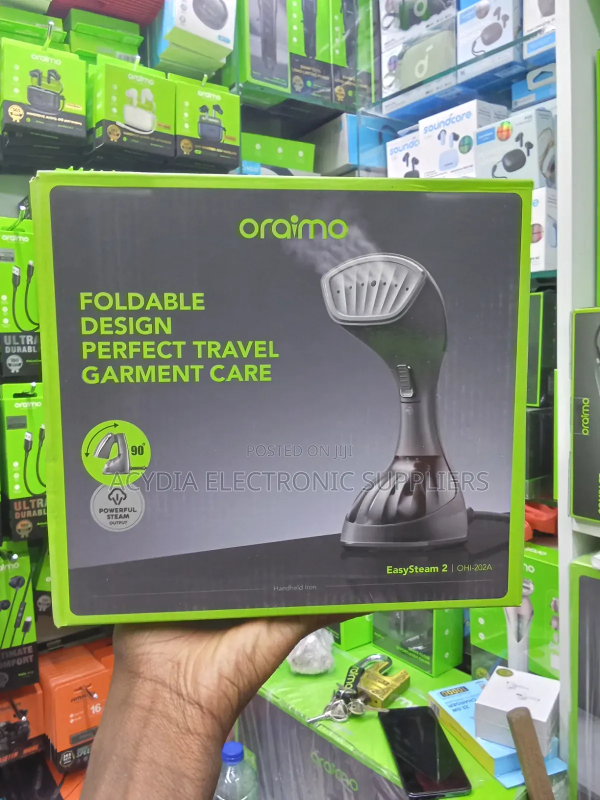 Oraimo EasySteam 2 Foldable Portable Handheld Iron