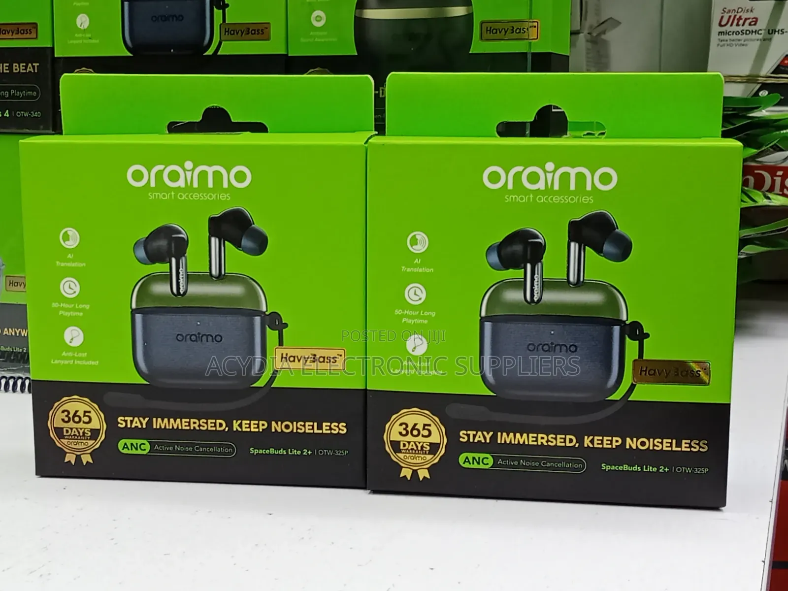 Oraimo SpaceBuds Lite 2+ ANC Bluetooth Earbuds