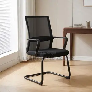 Office Mesh Seats | Executive Mid Back Chair With Sled Base