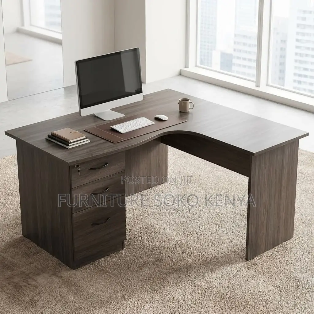Curved Home Office Table | 1200M Home Office Desk